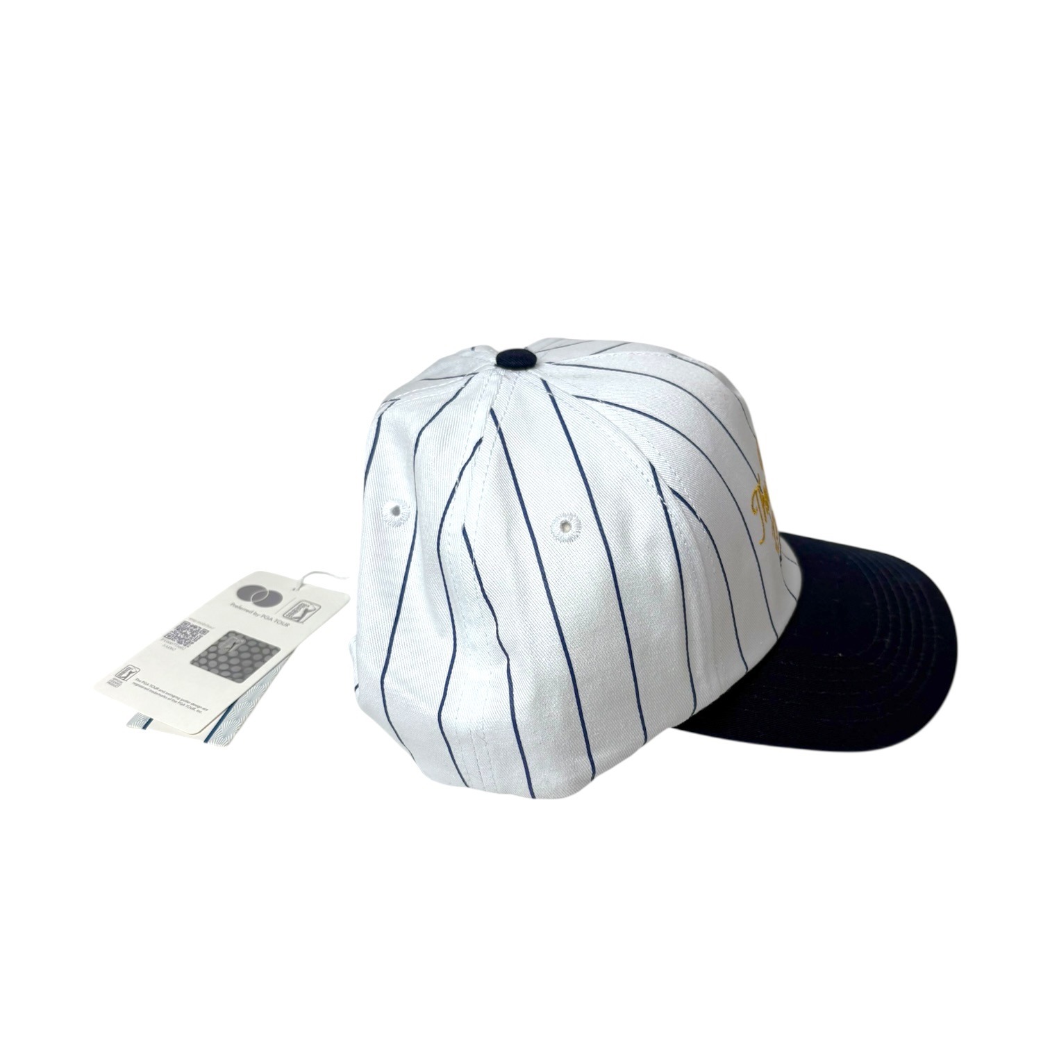 The Players Championship Hat Pga Golf Barstool Pinstripe Snapback White Navy Nwt — image 6 of 8